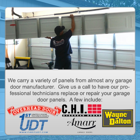 Garage Door Panel Repair Everett WA